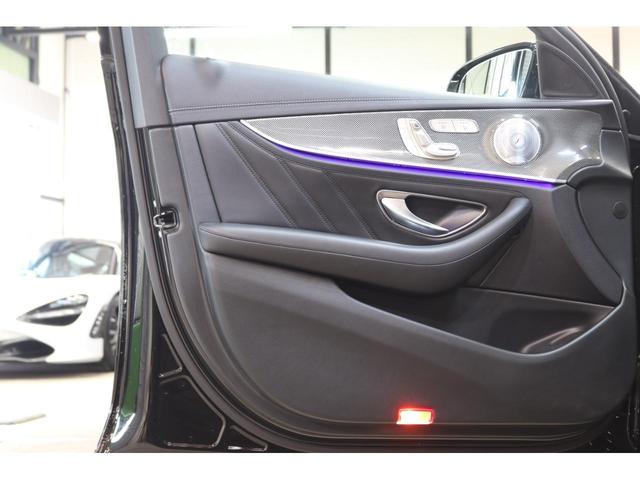 Ｅクラス Ｅ５３　４マチック＋　ＥＸＣ＆ＲＳＰ　ＩＳＧ　後期型　ＩＳＧ搭載　黒本革＆ベンチレータ　パノＳＲ　ＨＵＤ　ＭＢＵＸナビＴＶ　スマホ連携　ブルメスター　自動Ｒゲート　ＡＭＧエアロ＆２０ＡＷ　ＡＭＧライドＣ＋エアサス　２年保証（22枚目）