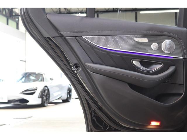 Ｅクラス Ｅ５３　４マチック＋　ＥＸＣ＆ＲＳＰ　ＩＳＧ　後期型　ＩＳＧ搭載　黒本革＆ベンチレータ　パノＳＲ　ＨＵＤ　ＭＢＵＸナビＴＶ　スマホ連携　ブルメスター　自動Ｒゲート　ＡＭＧエアロ＆２０ＡＷ　ＡＭＧライドＣ＋エアサス　２年保証（23枚目）