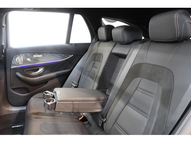 Ｅクラスステーションワゴン Ｅ５３　４マチック＋　ステーションワゴン　ＥＸＣ＆ＲＳＰ　ＩＳＧ　後期　１オナ　黒本革＆ベンチレータ　パノＳＲ　ＨＵＤ　ＭＢＵＸナビＴＶ　スマホ連携　ブルメスタ　自動Ｒゲート　ＡＭＧエアロ＆２０ＡＷ　ＡＭＧライドＣ＋エアサス　９ＡＴ　２年保証（32枚目）