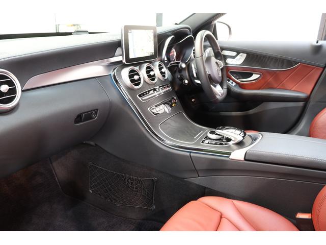 Ｃクラス Ｃ４３　４マチック　レーダーＳＰ　１オーナー　赤本革　パノＳＲ　ＨＵＤ　ナビＴＶ　ＢＴ音楽　ブルメスター　Ｂカメラ　ＰＴＳ　エアバランスＰ　ハンズフリーＡ　ＬＥＤ　ＡＭＧエアロ＆１９ＡＷ＆ライドＣサス　９ＡＴ　２年保証（3枚目）