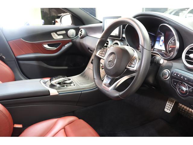 Ｃクラス Ｃ４３　４マチック　レーダーＳＰ　１オーナー　赤本革　パノＳＲ　ＨＵＤ　ナビＴＶ　ＢＴ音楽　ブルメスター　Ｂカメラ　ＰＴＳ　エアバランスＰ　ハンズフリーＡ　ＬＥＤ　ＡＭＧエアロ＆１９ＡＷ＆ライドＣサス　９ＡＴ　２年保証（13枚目）