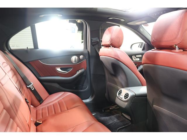 Ｃクラス Ｃ４３　４マチック　レーダーＳＰ　１オーナー　赤本革　パノＳＲ　ＨＵＤ　ナビＴＶ　ＢＴ音楽　ブルメスター　Ｂカメラ　ＰＴＳ　エアバランスＰ　ハンズフリーＡ　ＬＥＤ　ＡＭＧエアロ＆１９ＡＷ＆ライドＣサス　９ＡＴ　２年保証（15枚目）