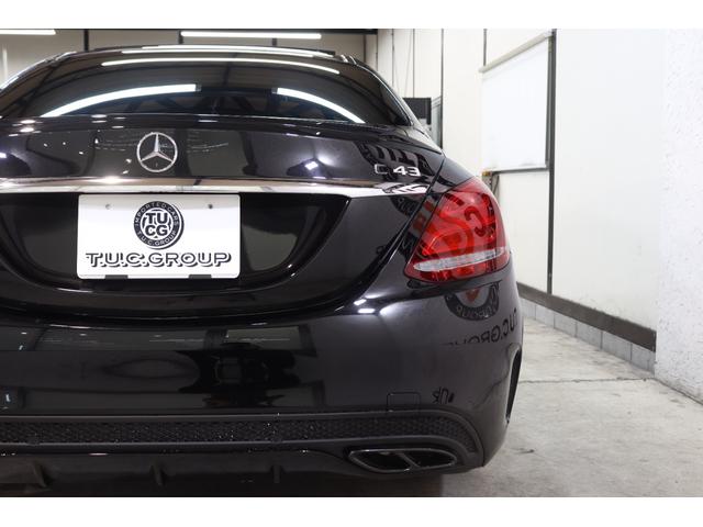 Ｃクラス Ｃ４３　４マチック　レーダーＳＰ　１オーナー　赤本革　パノＳＲ　ＨＵＤ　ナビＴＶ　ＢＴ音楽　ブルメスター　Ｂカメラ　ＰＴＳ　エアバランスＰ　ハンズフリーＡ　ＬＥＤ　ＡＭＧエアロ＆１９ＡＷ＆ライドＣサス　９ＡＴ　２年保証（16枚目）