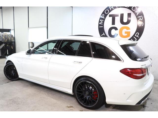 Cクラスステーションワゴン C63 S ステーションワゴン AMGスタイリング&RSP Pスタ 赤/黒本革 パノラマSR HUD HDDナビTV BT音楽 ブルメスター Bカメラ PTS DSRC LEDライト ハンズフリーA AMGエアロ&19AW 2年保証(14枚目)