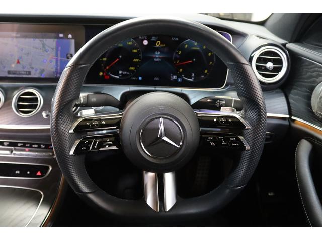 Eクラス E300 スポーツ EXC&RSP Meコネ 後期型 1オーナー 黒本革 HUD MBUX/ナビTV スマホ連携 ブルメスター 360カメラ PTS LEDライト 自動トランク AMGエアロ&19AW 9AT 2年保証付(26枚目)
