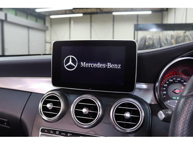 Cクラス C180カブリオレスポーツ レザEXC/RSP 1オ-ナ 赤本革&Sヒータ&エアスカ-フ 赤幌 HUD ナビTV BT音楽 Bカメラ PTS DSRC AMGエアロ/19AW ダイナミックS LEDヘッドライト 9AT 2年保証(11枚目)