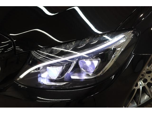 Cクラス C180カブリオレスポーツ レザEXC/RSP 1オ-ナ 赤本革&Sヒータ&エアスカ-フ 赤幌 HUD ナビTV BT音楽 Bカメラ PTS DSRC AMGエアロ/19AW ダイナミックS LEDヘッドライト 9AT 2年保証(21枚目)