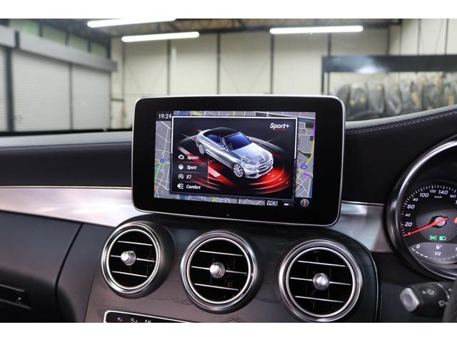Cクラス C180カブリオレスポーツ レザEXC/RSP 1オ-ナ 赤本革&Sヒータ&エアスカ-フ 赤幌 HUD ナビTV BT音楽 Bカメラ PTS DSRC AMGエアロ/19AW ダイナミックS LEDヘッドライト 9AT 2年保証(31枚目)