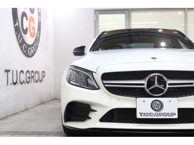 Cクラス C43 4マチック RSP 後期型 MEコネ 赤本革 パノSR HUD 純ナビTV スマホ連携 ブルメスター Bカメラ PTS DSRC ハンズフリA エアバランスP AMGエアロ&19AW AMGライドCサス 2年保証(6枚目)