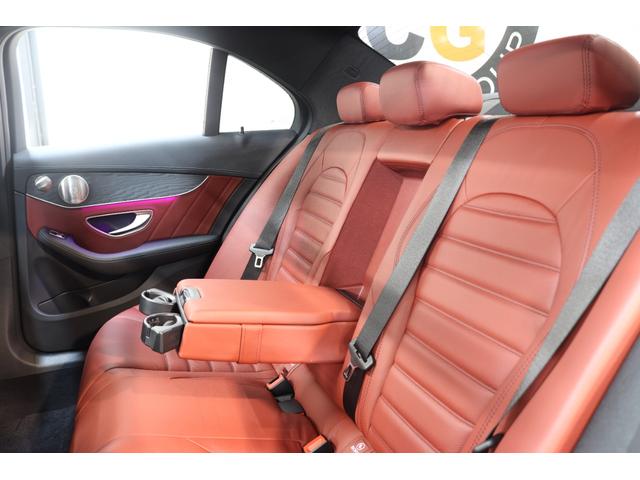 Cクラス C43 4マチック RSP 後期型 MEコネ 赤本革 パノSR HUD 純ナビTV スマホ連携 ブルメスター Bカメラ PTS DSRC ハンズフリA エアバランスP AMGエアロ&19AW AMGライドCサス 2年保証(31枚目)