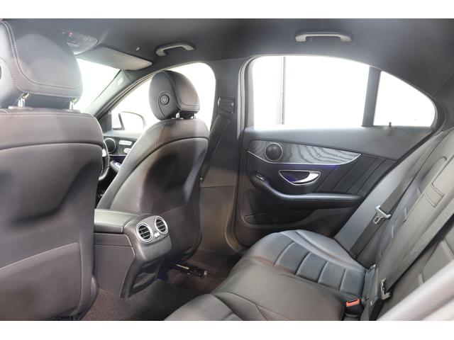 Cクラス C220dアバンギャルド AMGライン レーダーSP 後期型 MEコネ キーレスゴー 黒革&メモリーP&Sヒーター 純正ナビTV スマホ連携 Bカメラ PTS DSRC AMGエアロ&18AW LEDライト ダイナミックS 9AT 2年保証(5枚目)