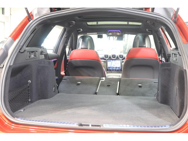 Cクラスステーションワゴン C43 4マチック RSP BSG搭載 赤/黒本革 ベンチレーター パノSR HUD MBUX/ARナビTV スマホ連携 ブルメスタ 360カメラ PTS 自動Rゲート AMGエアロ&19AW Rアクスルステア 2年保証(8枚目)