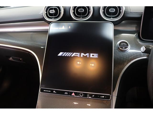 Cクラスステーションワゴン C43 4マチック RSP BSG搭載 赤/黒本革 ベンチレーター パノSR HUD MBUX/ARナビTV スマホ連携 ブルメスタ 360カメラ PTS 自動Rゲート AMGエアロ&19AW Rアクスルステア 2年保証(11枚目)