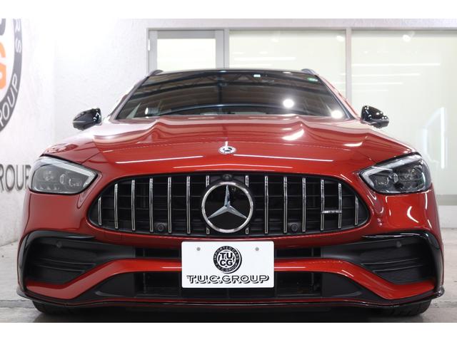 Cクラスステーションワゴン C43 4マチック RSP BSG搭載 赤/黒本革 ベンチレーター パノSR HUD MBUX/ARナビTV スマホ連携 ブルメスタ 360カメラ PTS 自動Rゲート AMGエアロ&19AW Rアクスルステア 2年保証(36枚目)