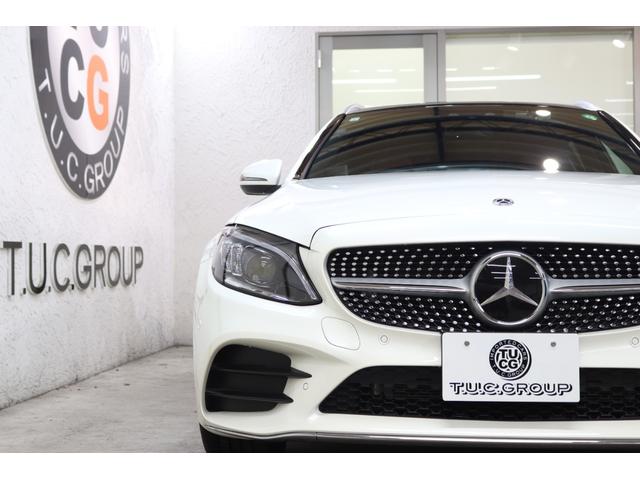 Cクラスステーションワゴン C200ステーションワゴンアバンギャルドAMGライン レザーEXC&レーダーSP 後期型 赤本革&Sヒーター HUD ナビTV BT音楽 Bカメラ PTS AMGエアロ&18AW AMGスポーツステア LEDライト 自動Rゲート エアサス 2年保証付(6枚目)
