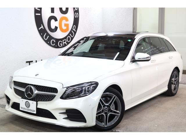 Cクラスステーションワゴン C200ステーションワゴンアバンギャルドAMGライン レザーEXC&レーダーSP 後期型 赤本革&Sヒーター HUD ナビTV BT音楽 Bカメラ PTS AMGエアロ&18AW AMGスポーツステア LEDライト 自動Rゲート エアサス 2年保証付(12枚目)