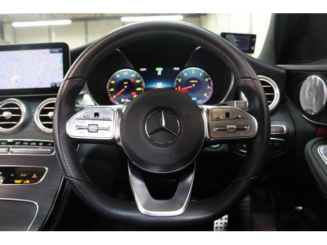 Cクラスステーションワゴン C200ステーションワゴンアバンギャルドAMGライン レザーEXC&レーダーSP 後期型 赤本革&Sヒーター HUD ナビTV BT音楽 Bカメラ PTS AMGエアロ&18AW AMGスポーツステア LEDライト 自動Rゲート エアサス 2年保証付(26枚目)