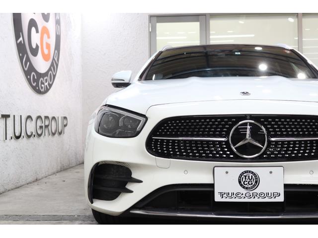 Eクラスステーションワゴン E200 ステーションワゴン スポーツ AMGラインインテリア&EXC&RSP 後期型 BSG搭載 黒本革 パノラマSR MEコネ MBUX ナビTV スマホ連携 360カメラ PTS エアバランス AMGエアロ&19AW 9AT 2年保証(6枚目)