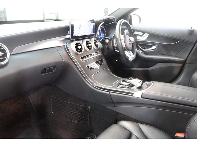 Cクラス C43 4マチック RSP 後期型 MEコネ 黒本革 パノSR HUD 純ナビTV スマホ連携 ブルメスター Bカメラ PTS DSRC エアバランスP AMGエアロ&19AW AMGライドCサス 9AT 2年保証付(3枚目)