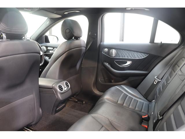 Cクラス C43 4マチック RSP 後期型 MEコネ 黒本革 パノSR HUD 純ナビTV スマホ連携 ブルメスター Bカメラ PTS DSRC エアバランスP AMGエアロ&19AW AMGライドCサス 9AT 2年保証付(5枚目)