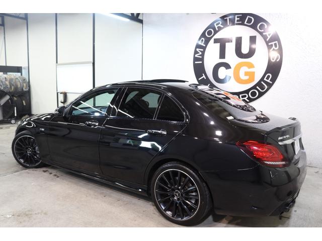 Cクラス C43 4マチック RSP 後期型 MEコネ 黒本革 パノSR HUD 純ナビTV スマホ連携 ブルメスター Bカメラ PTS DSRC エアバランスP AMGエアロ&19AW AMGライドCサス 9AT 2年保証付(14枚目)