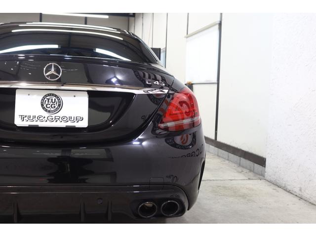 Cクラス C43 4マチック RSP 後期型 MEコネ 黒本革 パノSR HUD 純ナビTV スマホ連携 ブルメスター Bカメラ PTS DSRC エアバランスP AMGエアロ&19AW AMGライドCサス 9AT 2年保証付(16枚目)