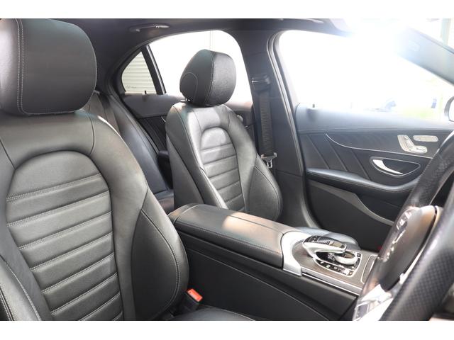 Cクラス C43 4マチック RSP 後期型 MEコネ 黒本革 パノSR HUD 純ナビTV スマホ連携 ブルメスター Bカメラ PTS DSRC エアバランスP AMGエアロ&19AW AMGライドCサス 9AT 2年保証付(27枚目)