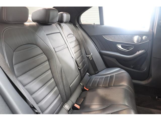 Cクラス C43 4マチック RSP 後期型 MEコネ 黒本革 パノSR HUD 純ナビTV スマホ連携 ブルメスター Bカメラ PTS DSRC エアバランスP AMGエアロ&19AW AMGライドCサス 9AT 2年保証付(28枚目)