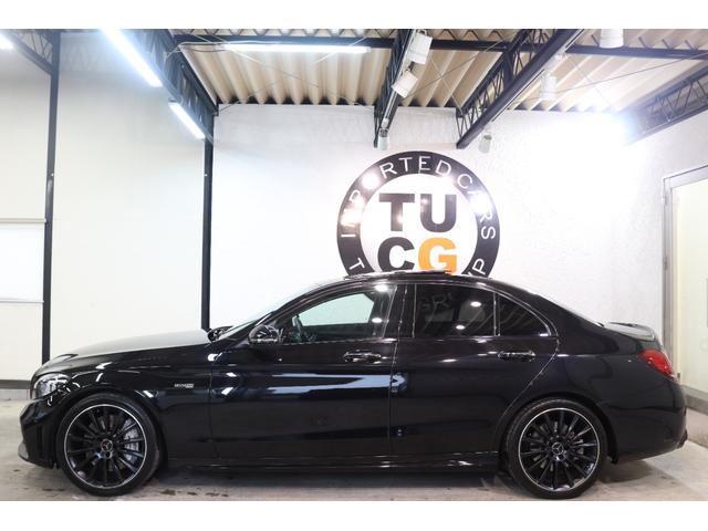 Cクラス C43 4マチック RSP 後期型 MEコネ 黒本革 パノSR HUD 純ナビTV スマホ連携 ブルメスター Bカメラ PTS DSRC エアバランスP AMGエアロ&19AW AMGライドCサス 9AT 2年保証付(38枚目)