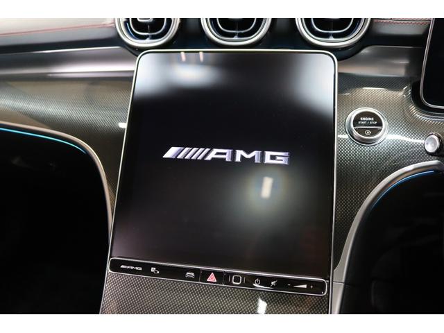 Ｃクラスステーションワゴン Ｃ４３　４マチック　ＲＳＰ　ＢＳＧ搭載　１オーナ　黒本革＆ベンチレーター　パノラマＳＲ　ＨＵＤ　ＭＢＵＸ／ＡＲナビＴＶ　スマホ連携　ブルメスター　３６０カメラ　ＰＴＳ　ＡＭＧエアロ＆１９ＡＷ　Ｒアクスルステア　２年保証付（11枚目）