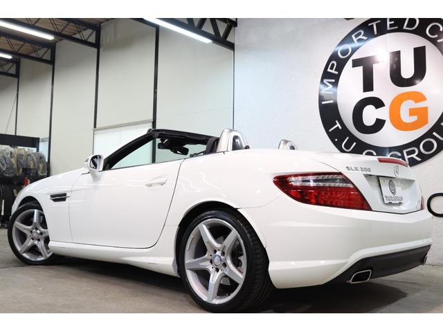 ＳＬＫ ＳＬＫ２００トレンド＋　ＡＭＧスポーツ＆ＲＳＰ　後期型　黒本革＆Ｓヒーター＆エアスカーフ　ガラスルーフ　純正ナビＴＶ　ＢＴ音楽　ＤＳＲＣ　キセノン＆ウォッシャ　ＡＭＧエアロ＆１８ＡＷ　９ＡＴ　キーレスキー　ドラレコ　２年保証（4枚目）