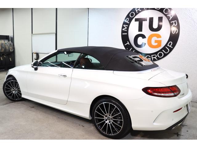 Ｃクラス Ｃ１８０カブリオレスポーツ　レザーＥＸＣ＆ＲＳＰ　１オーナー　後期型　ＭＥコネ　赤本革＆エアスカーフ　黒幌　ＨＵＤ　ナビＴＶ　スマホ連携　Ｂカメラ　ＰＴＳ　ＤＳＲＣ　ＡＭＧエアロ／１９ＡＷ　エアバランスＰＫＧ　９ＡＴ　２年保証付（16枚目）