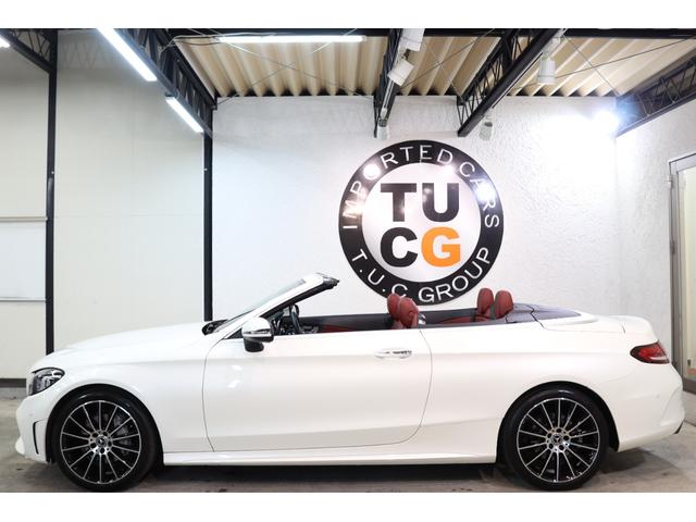 Ｃクラス Ｃ１８０カブリオレスポーツ　レザーＥＸＣ＆ＲＳＰ　１オーナー　後期型　ＭＥコネ　赤本革＆エアスカーフ　黒幌　ＨＵＤ　ナビＴＶ　スマホ連携　Ｂカメラ　ＰＴＳ　ＤＳＲＣ　ＡＭＧエアロ／１９ＡＷ　エアバランスＰＫＧ　９ＡＴ　２年保証付（36枚目）