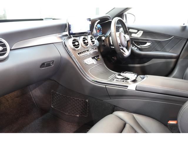 Ｃクラス Ｃ２００アバンギャルド　ＡＭＧライン　レザーＥＸＣ＆ＲＳＰ　ＢＳＧ　後期型　１オーナ　黒本革＆シートヒータ　ナビＴＶ　スマホ連携　Ｂカメラ　ＰＴＳ　ＬＥＤ－Ｈ／Ｌ　ＡＭＧエアロ＆１８ＡＷ　ダイナミックＳ　エアサス　９ＡＴ　２年保証付（3枚目）