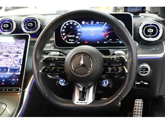 Cクラス C43 4マチック AMGナイト&RSP MEコネ 黒本革&ベンチレーター パノSR HUD MBUX/ARナビTV スマホ連携 ブルメスタ 360カメラ 自動トランク AMGエアロ&19AW Rアクスルステア 2年保証(26枚目)