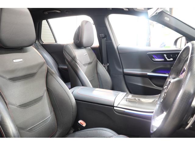 Cクラスステーションワゴン C43 4マチック RSP BSG搭載 現行 1オーナー 黒本革&ベンチレーター パノラマSR HUD MBUX/ARナビTV スマホ連携 ブルメスター 360カメラ AMGエアロ&19AW Rアクスルステア 2年保証付(27枚目)