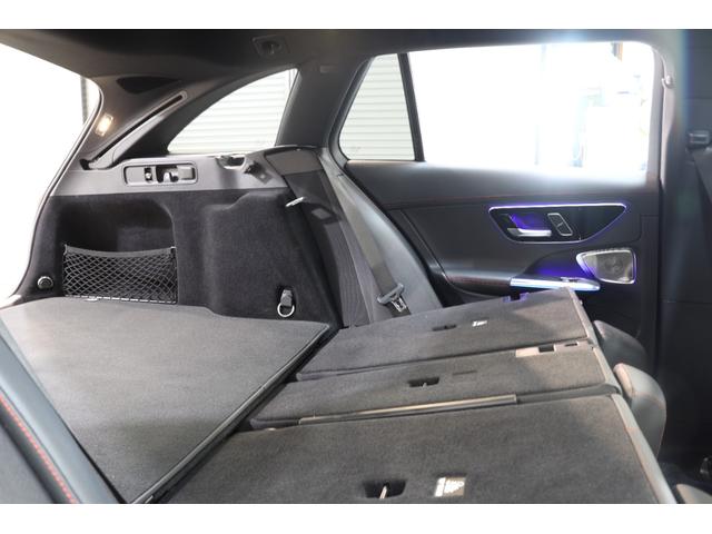 Cクラスステーションワゴン C43 4マチック RSP BSG搭載 現行 1オーナー 黒本革&ベンチレーター パノラマSR HUD MBUX/ARナビTV スマホ連携 ブルメスター 360カメラ AMGエアロ&19AW Rアクスルステア 2年保証付(29枚目)