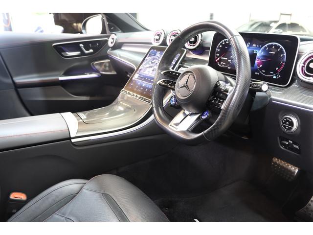 Cクラスステーションワゴン C43 4マチック AMGナイト&RSP BSG 現行 黒本革&ベンチレーター パノラマSR HUD MBUX/ARナビTV スマホ連携 ブルメスター 360カメラ AMGエアロ&19AW Rアクスルステア 2年保証付(13枚目)