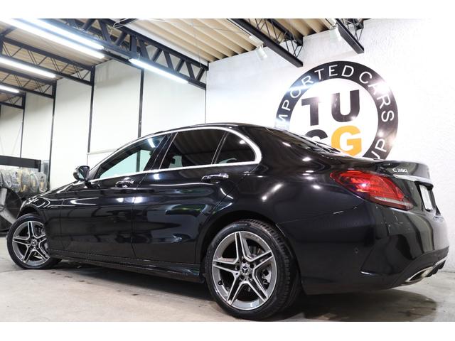 Ｃクラス Ｃ２００アバンギャルド　ＡＭＧライン　レーダーＳＰ　後期型　１オーナ　ＢＳＧ搭載　ＭＥコネ　黒革　ナビＴＶ　スマホ連携　Ｂカメラ　ＰＴＳ　ＤＳＲＣ　ＡＭＧエアロ＆１８ＡＷ　マルチＬＥＤライト　ダイナミックＳ　パドルＳ　９ＡＴ　２年保証付（4枚目）