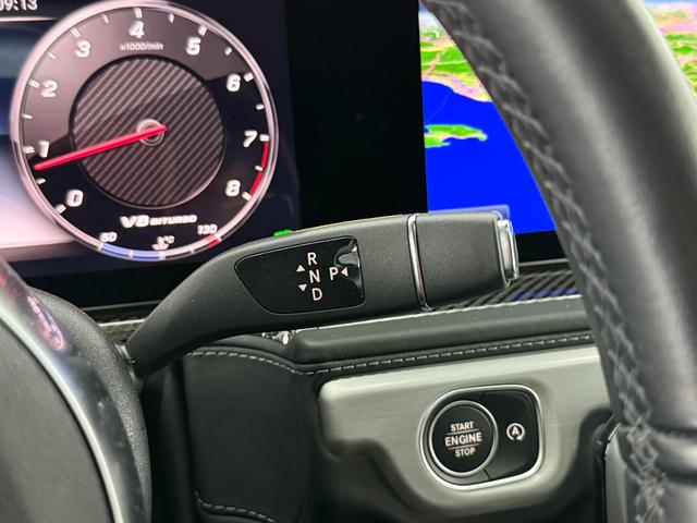 Ｇクラス Ｇ６３　ストロンガーザンタイムエディション　国内限定１００台　特別仕様車　ＡＭＧレザーエクスクルーシブ　ＡＭＧカーボンファイバーインテリアトリム　ＡＭＧ鍛造２２インチＡＷ　ドライビングダイナミックシート　サンルーフ　アップルカープレイ　３６０°カメラ（40枚目）