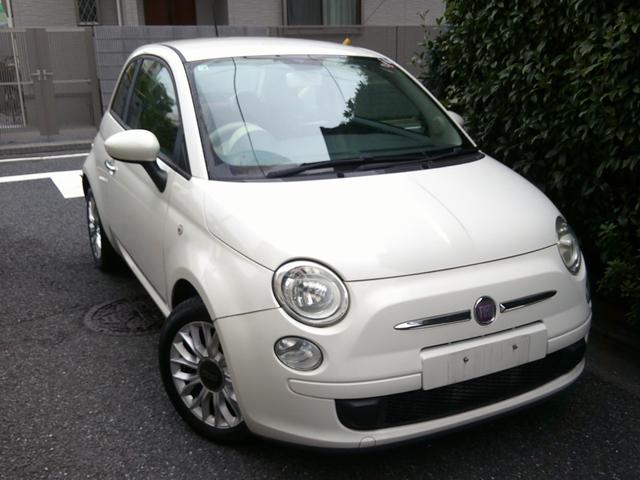 ５００ ペッレ　マイチェンモデル禁煙・１００台限定車ポルトローナフラウ社製レッドフル本革デザインレザーシート・白本革巻ステア＆スイッチ・Ｔベルト交換不要・ＴＶナビＥＴＣ・純正ＣＤオーディオ・デザイン専用アルミ取説記録（2枚目）