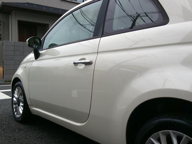 ５００ ペッレ　マイチェンモデル禁煙・１００台限定車ポルトローナフラウ社製レッドフル本革デザインレザーシート・白本革巻ステア＆スイッチ・Ｔベルト交換不要・ＴＶナビＥＴＣ・純正ＣＤオーディオ・デザイン専用アルミ取説記録（8枚目）