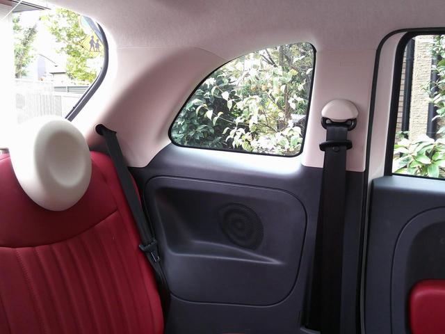 ５００ ペッレ　マイチェンモデル禁煙・１００台限定車ポルトローナフラウ社製レッドフル本革デザインレザーシート・白本革巻ステア＆スイッチ・Ｔベルト交換不要・ＴＶナビＥＴＣ・純正ＣＤオーディオ・デザイン専用アルミ取説記録（36枚目）