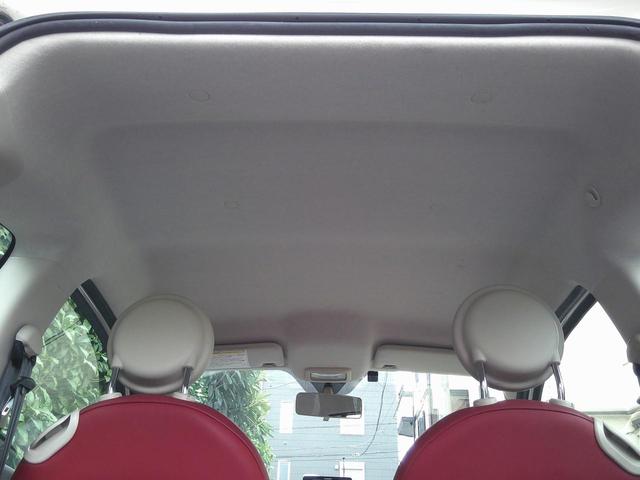 ５００ ペッレ　マイチェンモデル禁煙・１００台限定車ポルトローナフラウ社製レッドフル本革デザインレザーシート・白本革巻ステア＆スイッチ・Ｔベルト交換不要・ＴＶナビＥＴＣ・純正ＣＤオーディオ・デザイン専用アルミ取説記録（42枚目）