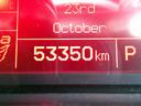 オンボードCP内蔵モニター画面パネルに表示されるODOメータ現在53350Km走行Tベルト&Wポンプ交換済グッドコンディションの禁煙ICターボ6速乾式TCTデュアルクラッチ&d.n.a搭載上級MiTo