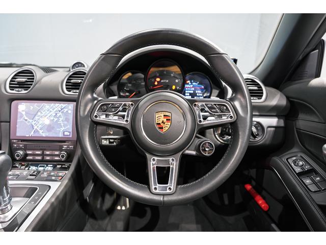 718ボクスター 718ボクスターGTS スポクロ スポエグ ACC Pアシスト レーンチェンジアシスト スポーツシート GTスポーツステアリング マルチファンクションヒーテッドステアリングホイール シートヒーター オートエアコン(5枚目)
