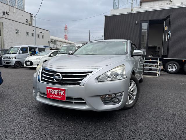 ティアナ XL 禁煙車 Bカメラ HID インテリキー TVキット 純正ナビフルセグTV Bluetoothオーディオ Pシート オットマン コーナーセンサー 踏み間違い衝突防止アシスト ビルトインETC 純正AW(2枚目)