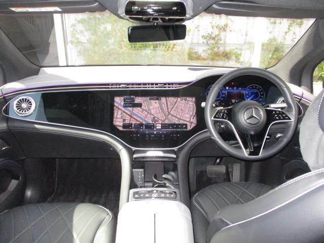 EQS SUV EQS580 4MATIC SUV スポーツ ナイトパッケージ ショーファーパッケージ 3列シート Bluetooth接続 ETC LEDヘッドライト TV クルーズコントロール コネクテッド機能 サイドカメラ サンルーフ・ガラスルーフ(8枚目)