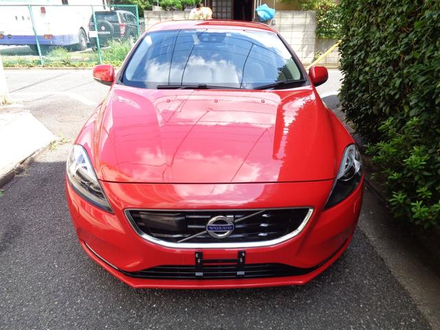 Ｖ４０ Ｔ４　ＳＥ　１オナ禁煙Ｈ白革メモリ／パワー／ヒータ・スマート鍵・ＬＥＤ＆ＨＩＤ・ＩＣＴＢ６速ＡＴティップ・ＴＶナビＢカメＥＴＣ・革巻ステア・ＢＬＩＳ追従クルーズ＆追突軽減・死角警告＆レーンキープ大径アルミ取説記録（3枚目）
