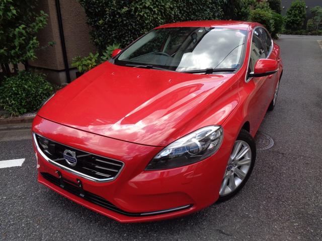Ｖ４０ Ｔ４　ＳＥ　１オナ禁煙Ｈ白革メモリ／パワー／ヒータ・スマート鍵・ＬＥＤ＆ＨＩＤ・ＩＣＴＢ６速ＡＴティップ・ＴＶナビＢカメＥＴＣ・革巻ステア・ＢＬＩＳ追従クルーズ＆追突軽減・死角警告＆レーンキープ大径アルミ取説記録（4枚目）
